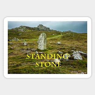 An Ancient Standing Stone in Ireland Sticker